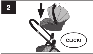 Using infant Car Seats on Your Unit Frame - Step 1