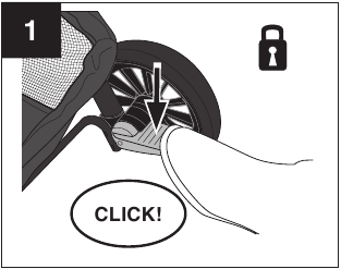 Using the Brakes - Step 1 - Locking