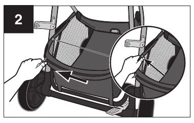 Assembling Your Stroller - Basket - Step 2