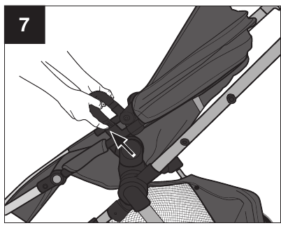 Assembling Your Stroller - Toddler Seat Mode - Step 7