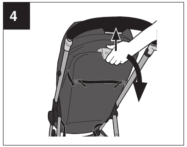 Toddler Seat Mode to Carriage Mode - Step 4
