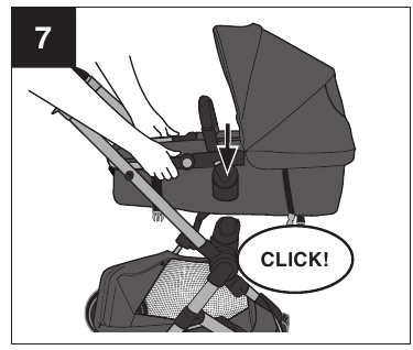 Toddler Seat Mode to Carriage Mode - Step 7