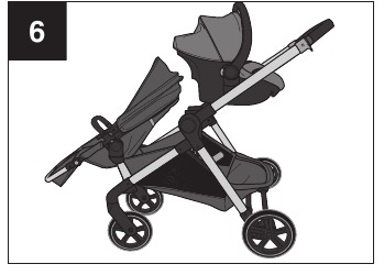 Using Your Stroller as a Double Stroller - Step 6