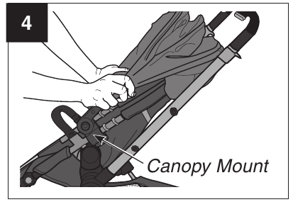 Using Your Stroller - Canopy - Step 4