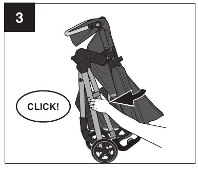Using Your Stroller - Folding Stroller - Step 3
