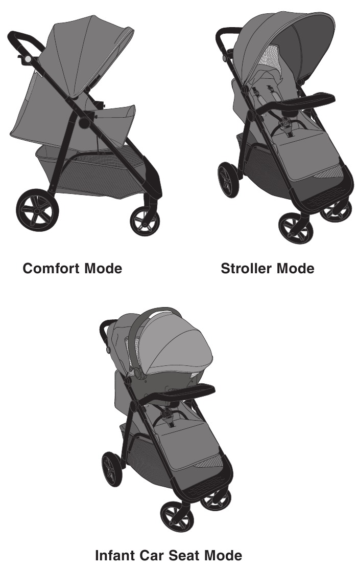 Evenflo Clover, Clover Sport Travel System with LiteMax Infant Car