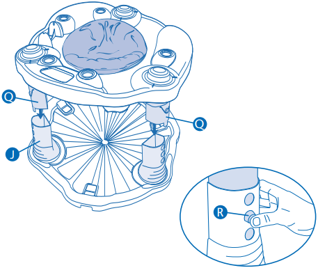 Assembling the Product - Step 8 - Adjusting height