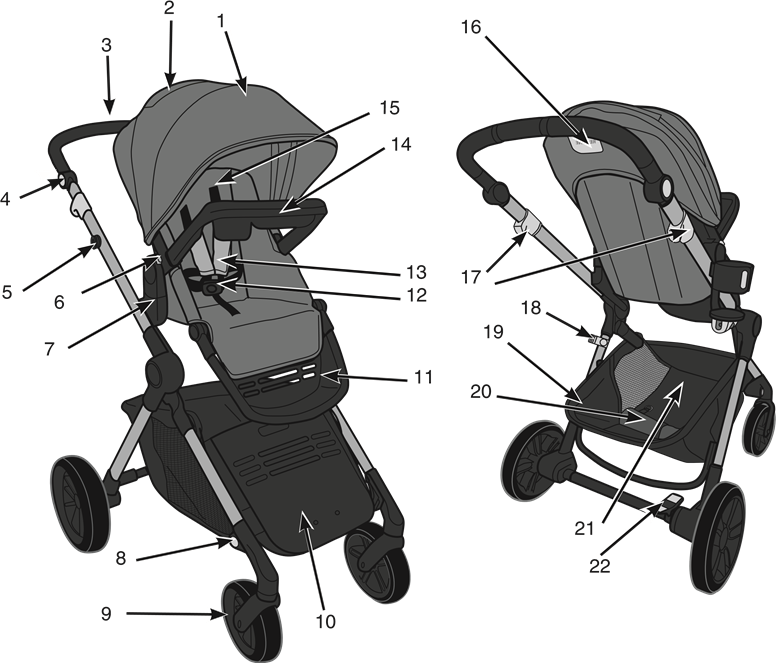 Evenflo Pivot Troop Child and Pet Modular Travel System Manual