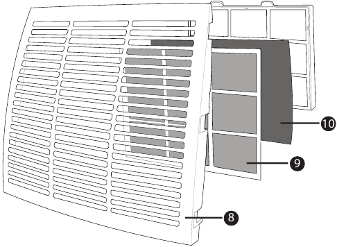 Cleaning and changing the filter