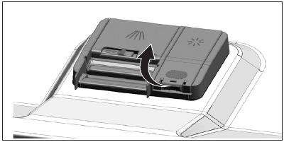Adding Rinse aid - Step 1 - Open the lid