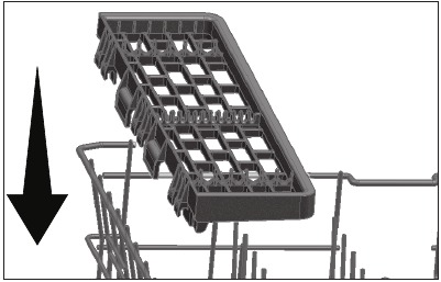 Attaching Upper basket multipurpose service rack