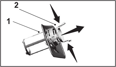 Cleaning the filters - Step 3