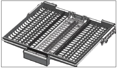 Preparation - Using the Ceiling cutlery basket