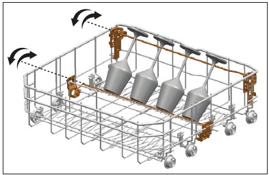 Preparation - Using the Lower Basket Glass Holder