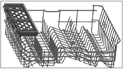 Using the Upper basket multipurpose service rack