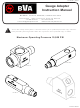 BVA Hydraulics CF3812 Instruction Manual