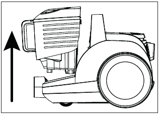 Emptying the dust container