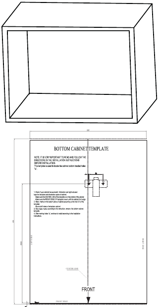 Preparing the cabinet - Step 1