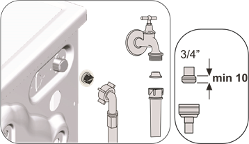 Cleaning the water intake filters