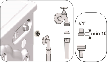 Cleaning the water intake filters