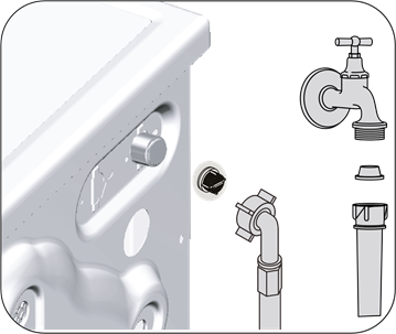 Cleaning the water intake filters