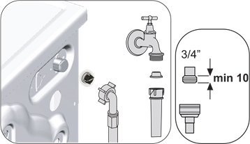 Cleaning the water intake filters