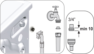 Cleaning the water intake filters