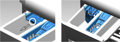 If the product is equipped with a liquid detergent part