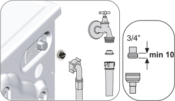 Cleaning the water intake filters