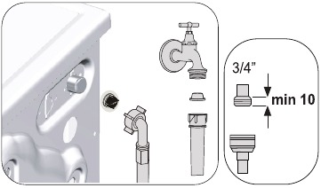 Cleaning the water intake filters