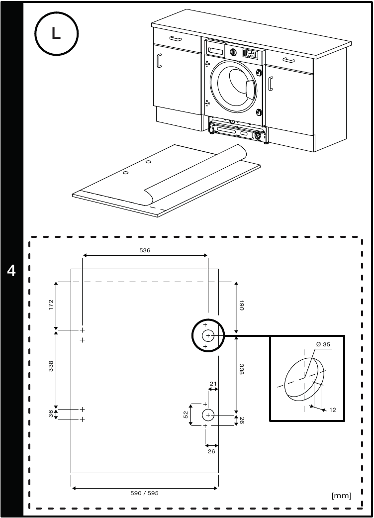 BUILT-IN INSTALLATION - Step 3