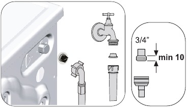Cleaning the water intake filters