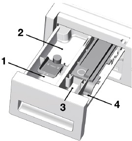 Detergent drawer compartments