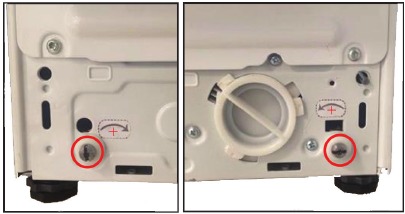 Installation - Adjusting Rear Feet