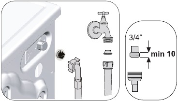 Cleaning the water intake filters