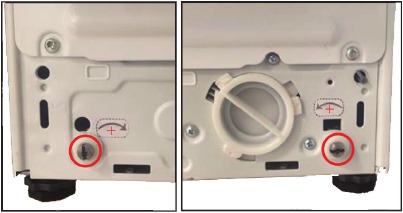 Installation - Adjusting Rear Feet