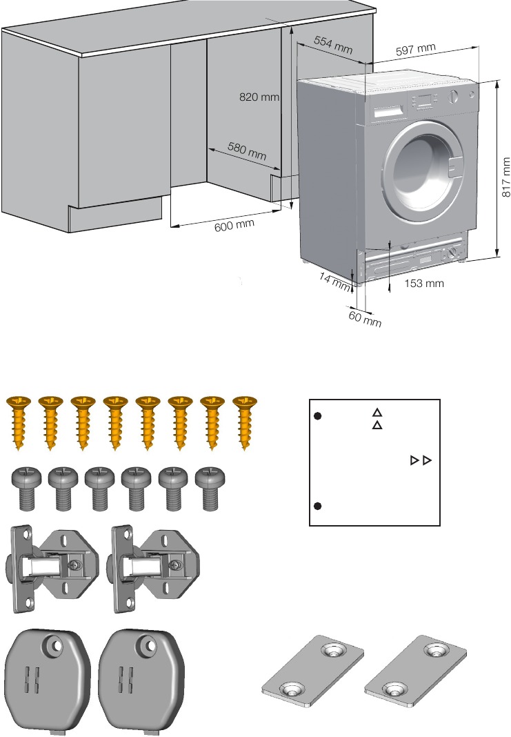 BUILT-IN INSTALLATION - Step 1