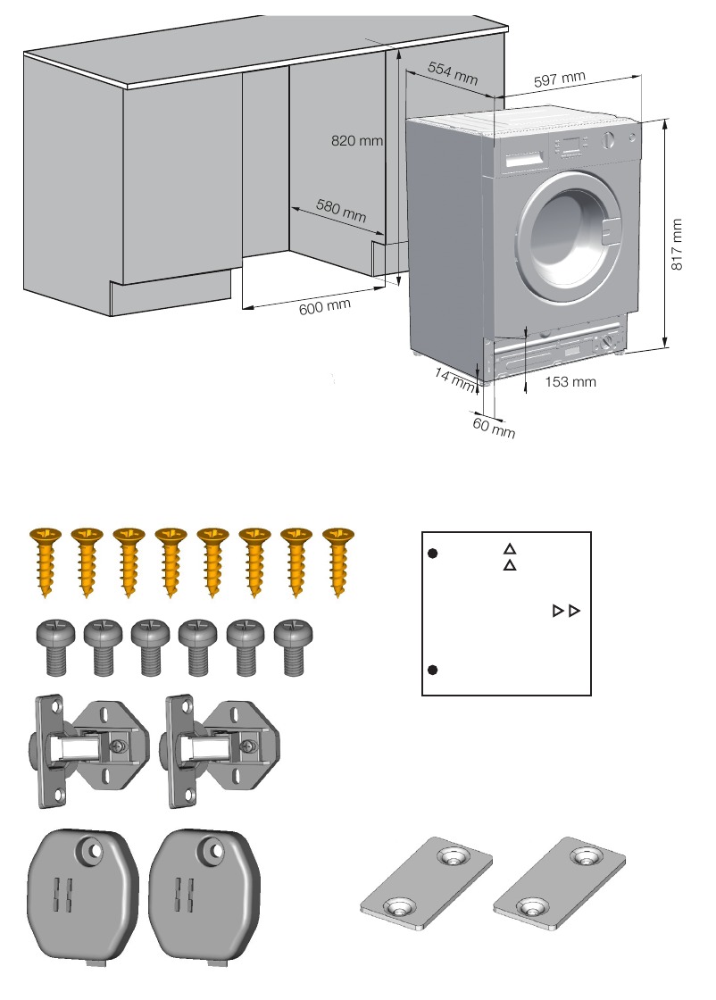 BUILT-IN INSTALLATION - Step 1