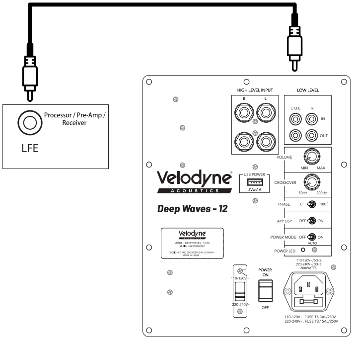 Velodyne Deep Waves Series Subwoofer Manual ManualsLib