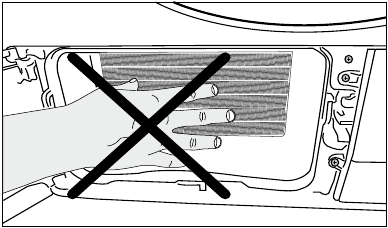 Cleaning the condenser