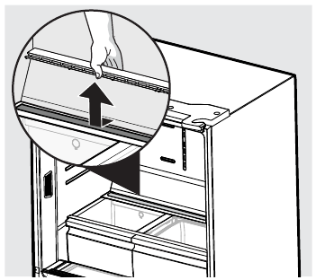 To remove the auto humidity control membrane