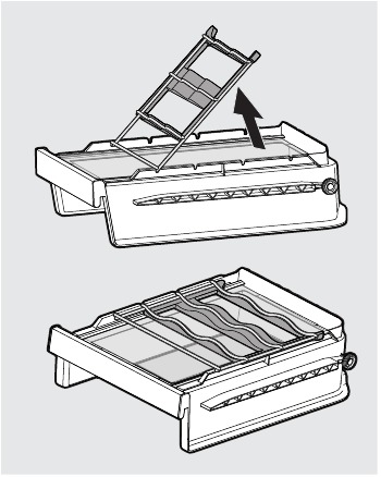 To remove the Wine Rack Mat