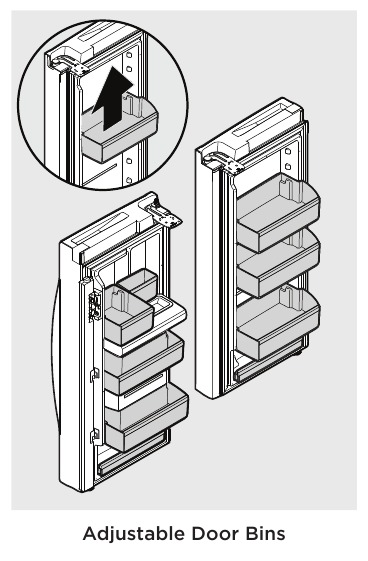 Adjustable Door Bins