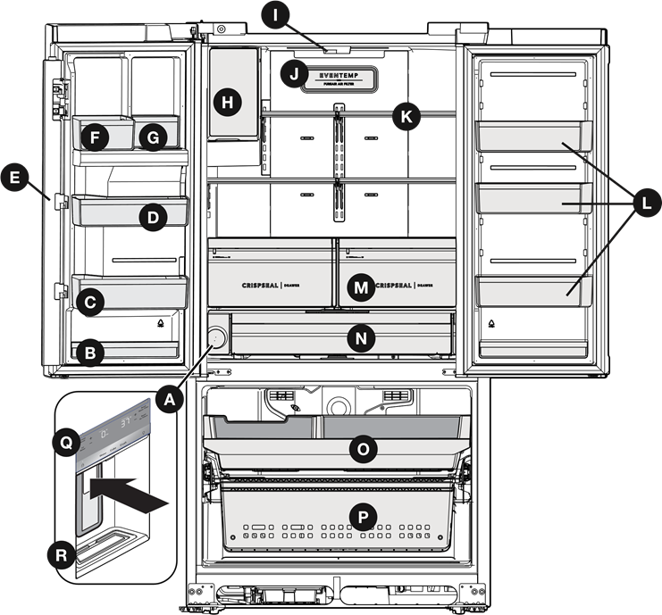 FEATURES - External Water Dispenser Model