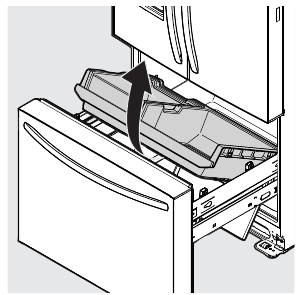 Remove Upper Freezer Basket - Step 3