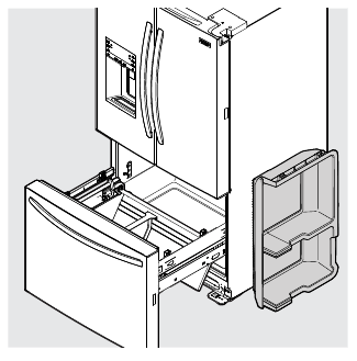 Upper Freezer Basket Replacement - Step 1