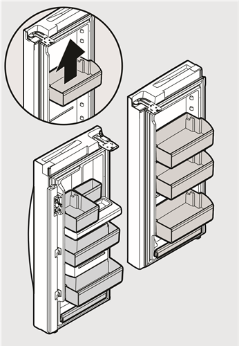 Adjustable Door Bins