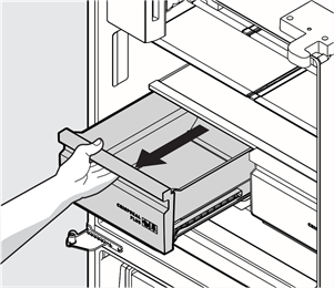 Opening Crisper Drawer
