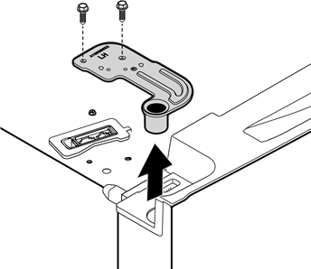 To remove refrigerator doors - Step 6