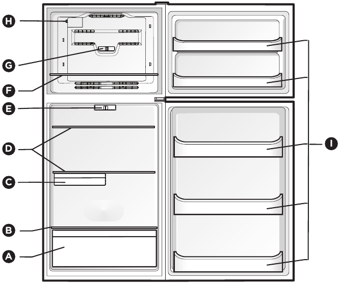 Frigidaire FFHT1425VV 13.9 Cu. Ft. Top Freezer Refrigerator Manual